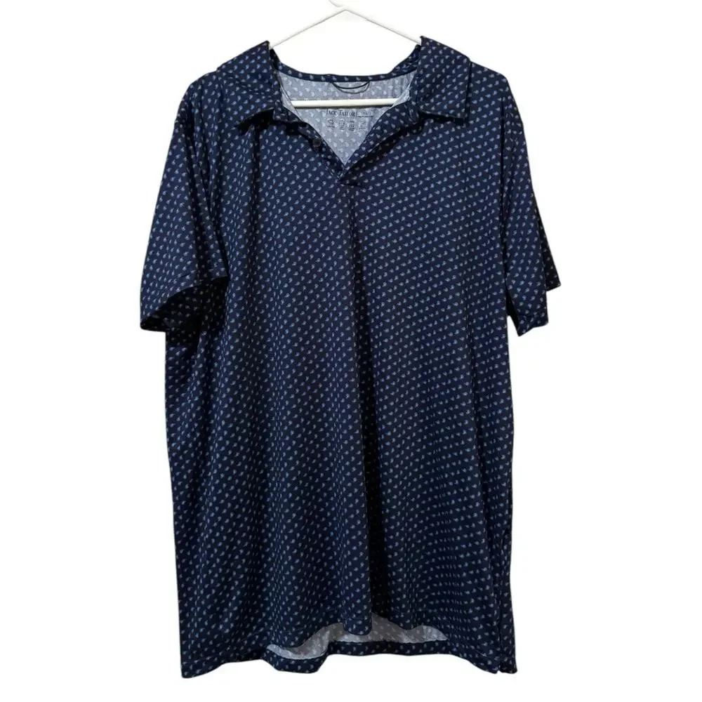 Jack Tailor Men‎ XL Short Sleeve Polo Shirt Stretch Moisture Wicking Breathable